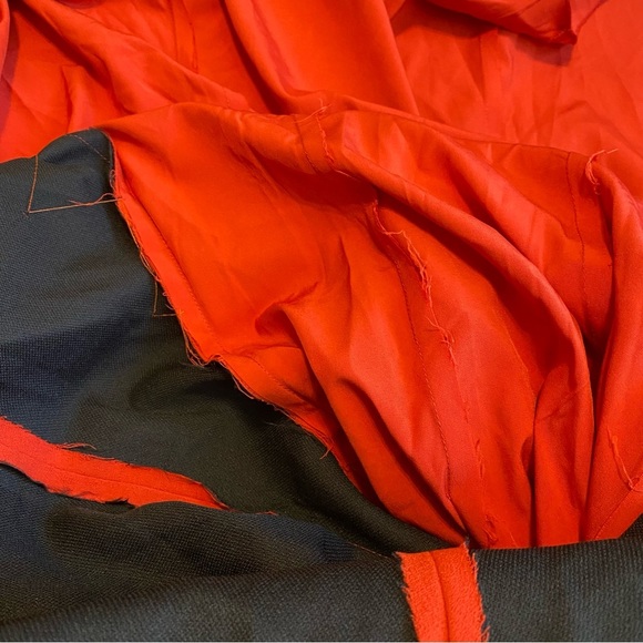 C/Meo Collective Fragment One Shoulder Fit & Flare Sleeveless Gown Red Sz S - Picture 9 of 9